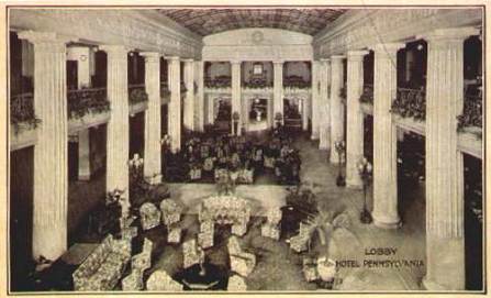 Hotel Penn Postcard