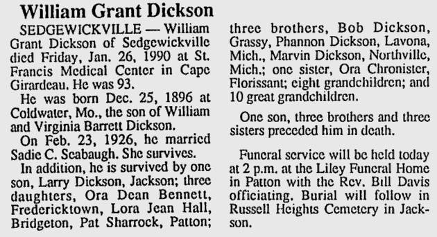Dixon, William Grant
