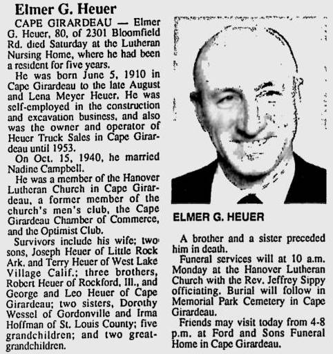 Heuer, Elmer G.